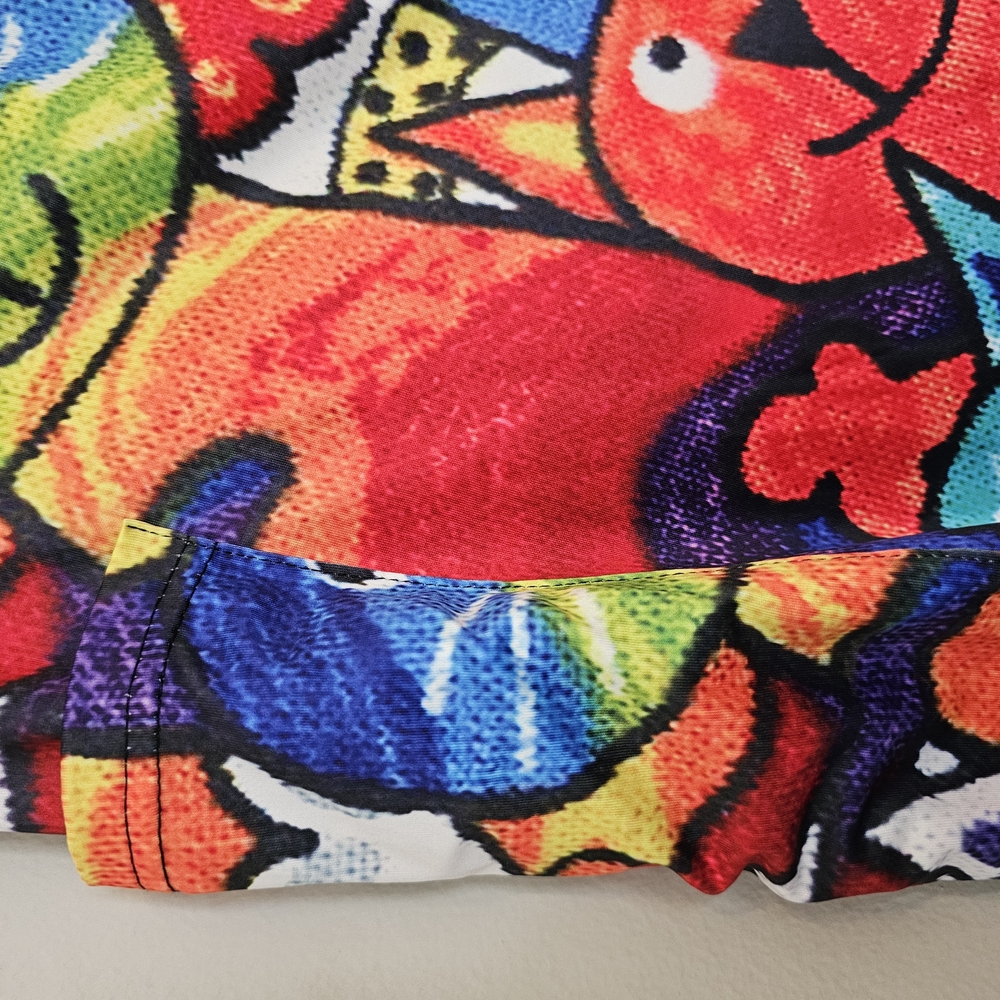 Colorful Cat Print Lounge Pants Women's Size L - Picture 3 of 10